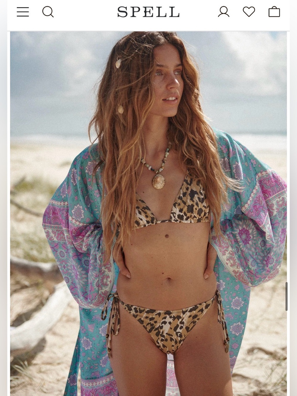 Spell Lovers Beach Maxi Rob in Paradise